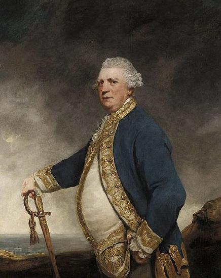 Sir Joshua Reynolds Portrait of Admiral Augustus Keppel Germany oil painting art
